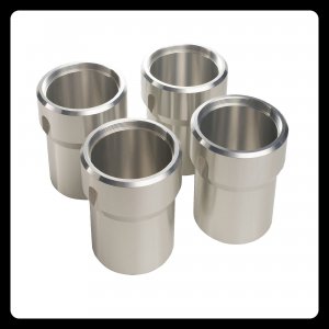 Zubehör - Becher (eloxiertes ALU) 250ml VE 4 Stück