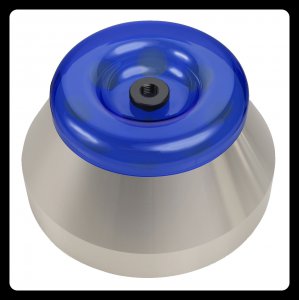 Zubehör - Festwinkelrotor 12 x 15ml (eloxiertes ALU) inkl. aerosoldichter Deckel (PC)